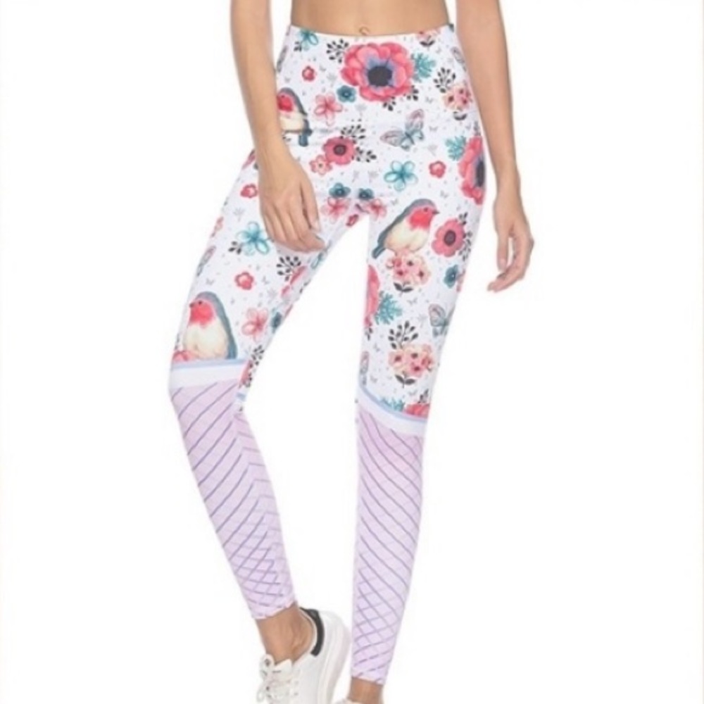 🌸 Adorable High Waisted Floral Leggings 🌸